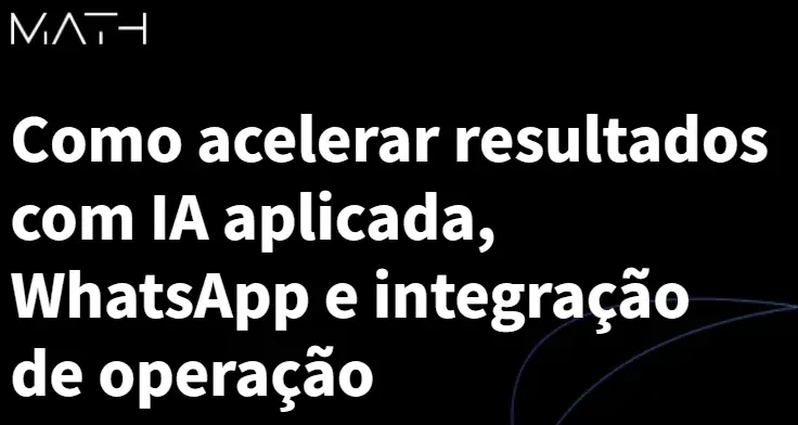 Masterclass Aceleração de Resultados com IA Aplicada