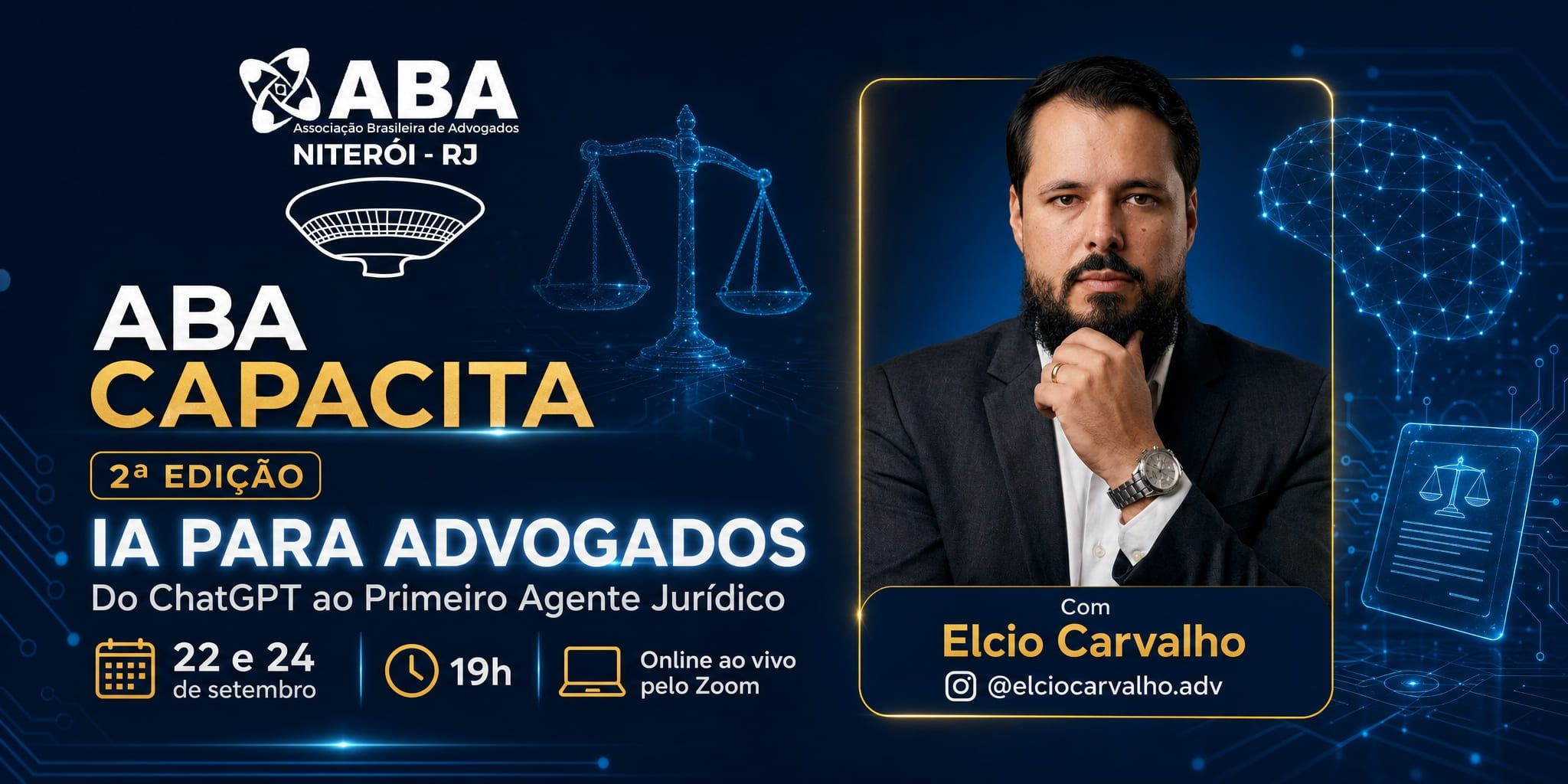 ABA Capacita 2ª Edição | IA PARA ADVOGADOS: Do ChatGPT ao Primeiro Agente Jurídico