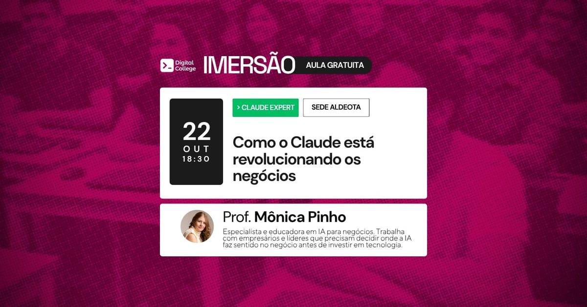 Imersão Digital - Como o Claude está revolucionando os negócios