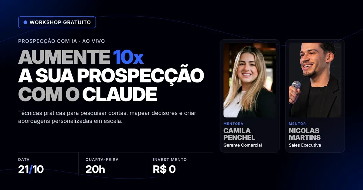 Aumente 10x a sua prospecção com o Claude