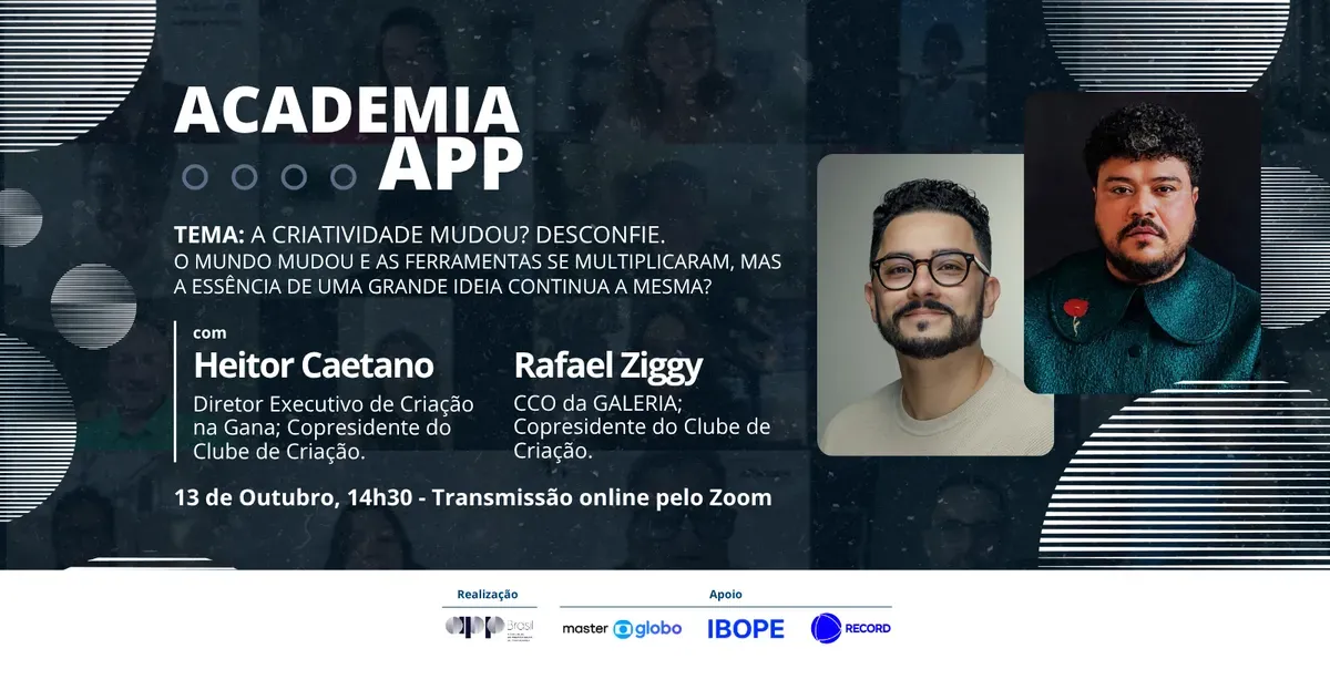 Academia APP - Outubro - com Heitor Caetano e Rafael Ziggy