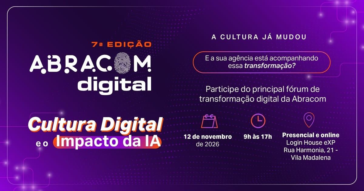 7º Abracom Digital: Cultura Digital e o Impacto de IA