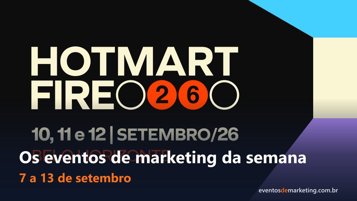 Os eventos de marketing da semana: 7 a 13 de setembro