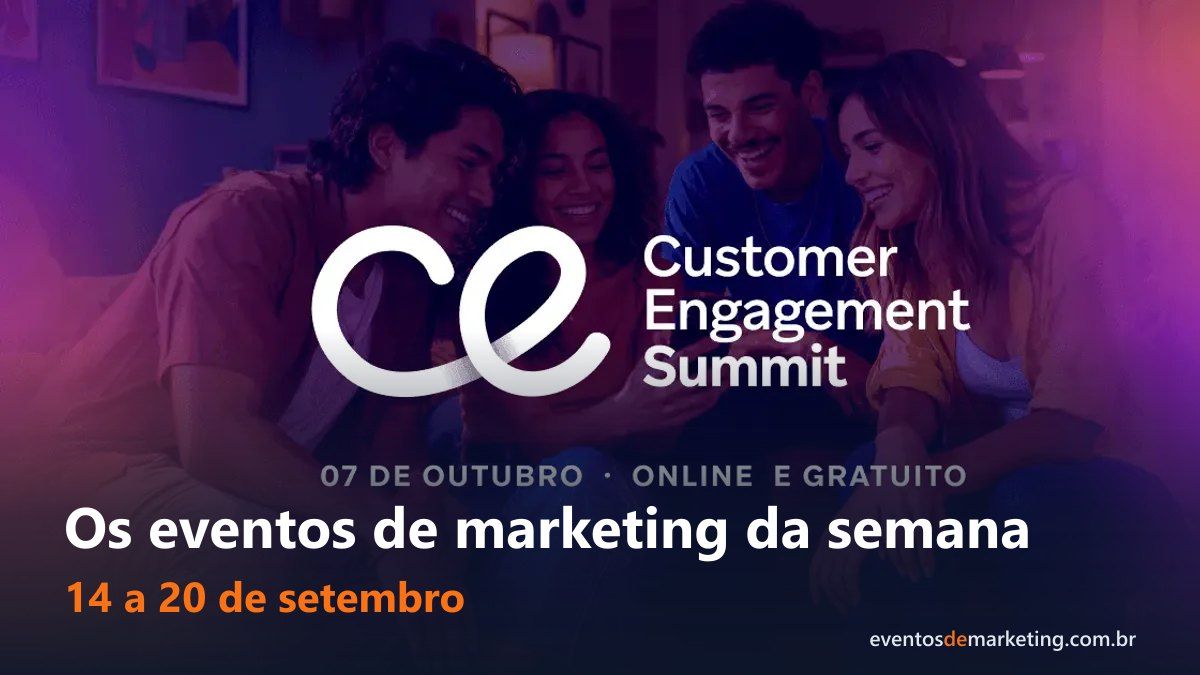 Os eventos de marketing da semana: 14 a 20 de setembro
