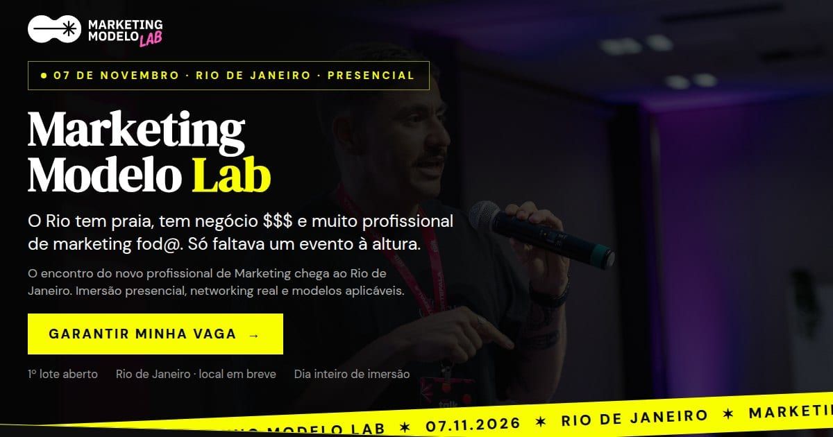 Marketing Modelo Lab Rio 2026
